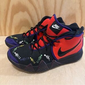 Nike Kyrie 4 "Day of the Dead" CI0278-800 Men's size 11 US